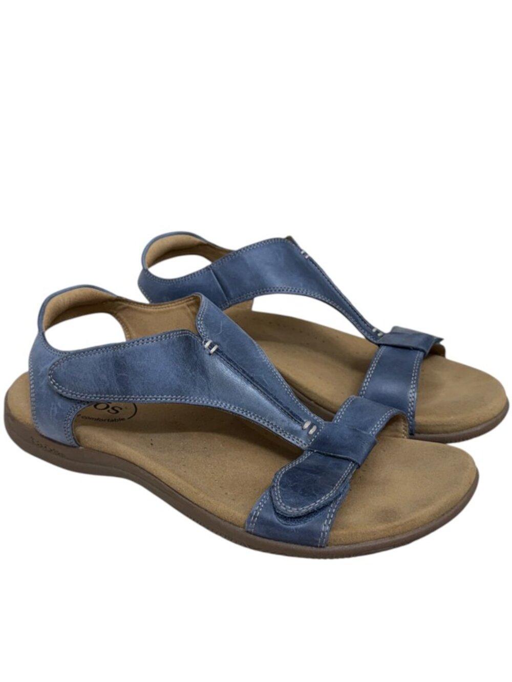 Taos The Show Leather Women's Slip On Slingback Sandals Size 9